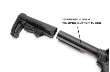 Image of Strike Industries MOD-2 Rifle Stock, Black, One Size, SI-STRIKE-ES-MOD2-BK