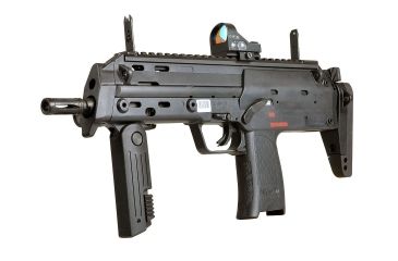 Image of Strike Industries MP7 Backup Sight Top Rail with Anodized Aluminum, Black SI-MP7-BUSR