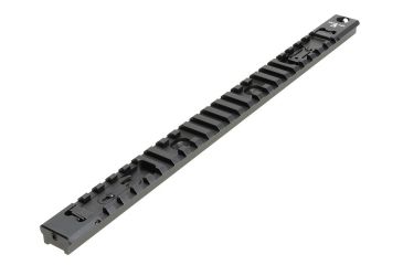 Image of Strike Industries MP7 Backup Sight Top Rail with Anodized Aluminum, Black SI-MP7-BUSR
