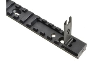Image of Strike Industries MP7 Backup Sight Top Rail with Anodized Aluminum, Black SI-MP7-BUSR