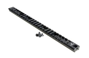 Image of Strike Industries MP7 Backup Sight Top Rail with Anodized Aluminum, Black SI-MP7-BUSR