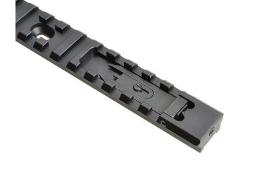 Image of Strike Industries MP7 Backup Sight Top Rail with Anodized Aluminum, Black SI-MP7-BUSR