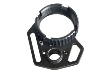 Image of Strike Industries Multi-Function End Plate w/ Anti-Rotation Castle Nut in Black, Black, One Size, SI-AR-MFE&amp;ACN