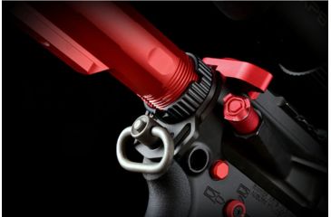 Image of Strike Industries Multi-Function End Plate w/ Anti-Rotation Castle Nut in Black, Black, One Size, SI-AR-MFE&amp;ACN