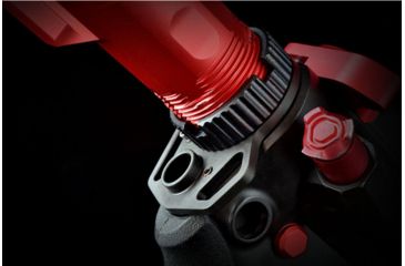 Image of Strike Industries Multi-Function End Plate w/ Anti-Rotation Castle Nut in Black, Black, One Size, SI-AR-MFE&amp;ACN