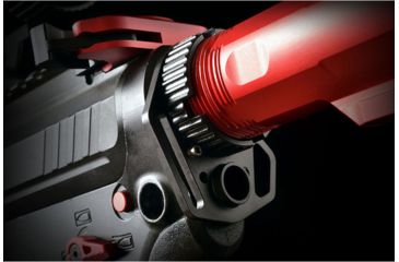 Image of Strike Industries Multi-Function End Plate w/ Anti-Rotation Castle Nut in Black, Black, One Size, SI-AR-MFE&amp;ACN