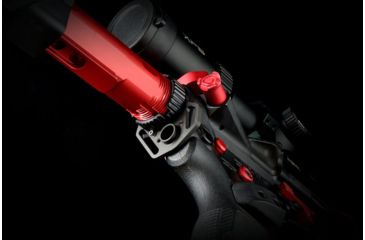 Image of Strike Industries Multi-Function End Plate w/ Anti-Rotation Castle Nut in Black, Black, One Size, SI-AR-MFE&amp;ACN
