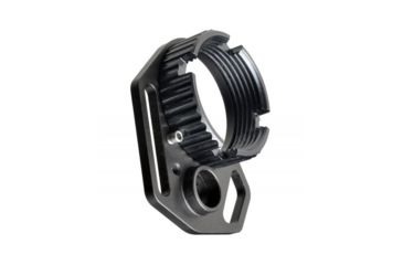 Image of Strike Industries Multi-Function End Plate w/ Anti-Rotation Castle Nut in Black, Black, One Size, SI-AR-MFE&amp;ACN