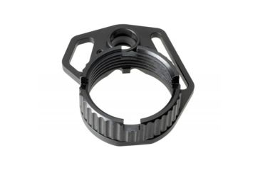 Image of Strike Industries Multi-Function End Plate / Anti-Rotation Castle Nut, Black, One Size, SI-AR-MFEP&amp;ACN