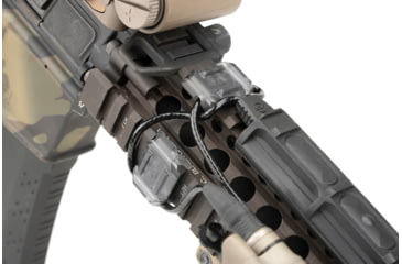 Image of Strike Industries Multidirectional Picatinny Rail Cover with Cable Management System, 6pcs/pack, Black, One Size, SI-AR-CMS-MP