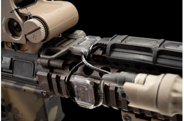 Image of Strike Industries Multidirectional Picatinny Rail Cover with Cable Management System, 6pcs/pack, Black, One Size, SI-AR-CMS-MP