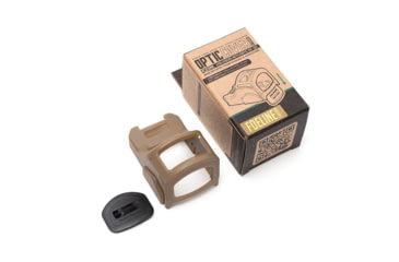 Image of Strike Industries Optic Cover for Holosun 407C/507C X2, FDE, One Size, SI-OPC-HS4/507C-FDE