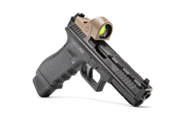 Image of Strike Industries Optic Cover for Trijicon SRO, FDE, One Size, SI-OPC-TSRO-FDE