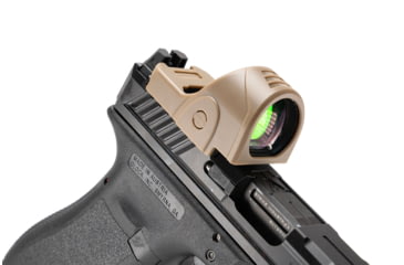 Image of Strike Industries Optic Cover for Trijicon SRO, FDE, One Size, SI-OPC-TSRO-FDE