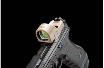 Image of Strike Industries Optic Cover for Trijicon SRO, FDE, One Size, SI-OPC-TSRO-FDE