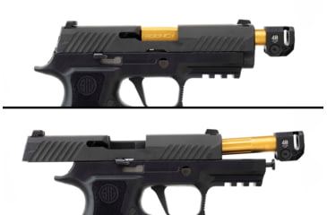 Image of Strike Industries Strike Micro Threaded Comp, QUAD, Black, SI-MC-QUAD