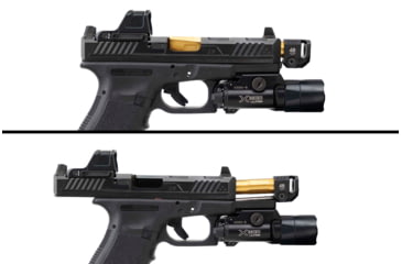 Image of Strike Industries Strike Micro Threaded Comp, QUAD, Black, SI-MC-QUAD