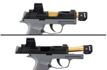 Image of Strike Industries Strike Micro Threaded Comp, QUAD, Black, SI-MC-QUAD
