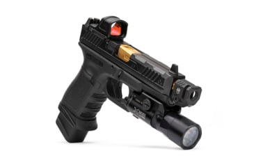 Image of Strike Industries Strike Micro Threaded Comp, QUAD, Black, SI-MC-QUAD