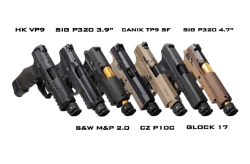 Image of Strike Industries Strike Micro Threaded Comp, QUAD, Black, SI-MC-QUAD