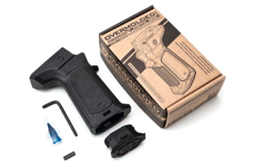 Image of Strike Industries Overmolded Enhanced Pistol Grip for CZ Scorpion EVO, Black, SI-CEVO-OMEPG-BK