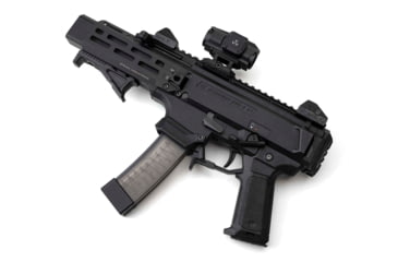 Image of Strike Industries Overmolded Enhanced Pistol Grip for CZ Scorpion EVO, Black, SI-CEVO-OMEPG-BK