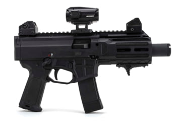 Image of Strike Industries Overmolded Enhanced Pistol Grip for CZ Scorpion EVO, Black, SI-CEVO-OMEPG-BK