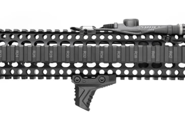 Image of Strike Industries Picatinny Mini Hand Stop w/Cable Management System, Black, SI-AR-CMS-PMHS-BK