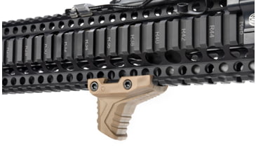 Image of Strike Industries Picatinny Mini Hand Stop w/Cable Management System, FDE, SI-AR-CMS-PMHS-FDE