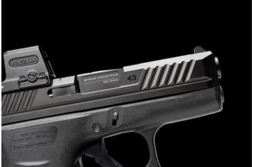 Image of Strike Industries Pistol Barrel, Glock 43, 9mm, 416R Stainless Steel, Black, SI-G-BARREL-43