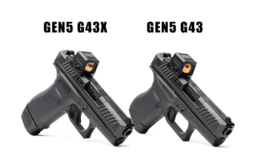 Image of Strike Industries Pistol Barrel, Glock 43, 9mm, 416R Stainless Steel, Black, SI-G-BARREL-43