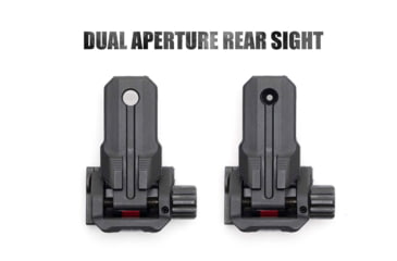 Image of Strike Industries Polymer Backup Sights, Black, SI-SPBUS