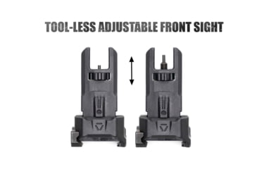 Image of Strike Industries Polymer Backup Sights, Black, SI-SPBUS