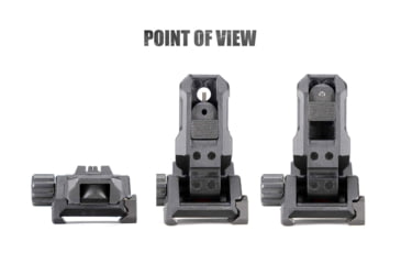Image of Strike Industries Polymer Backup Sights, Black, SI-SPBUS