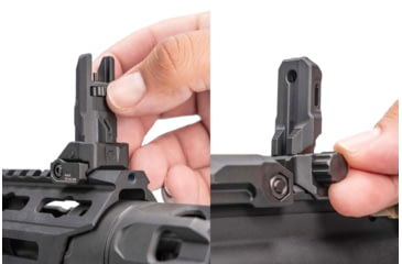 Image of Strike Industries Polymer Backup Sights, Black, SI-SPBUS