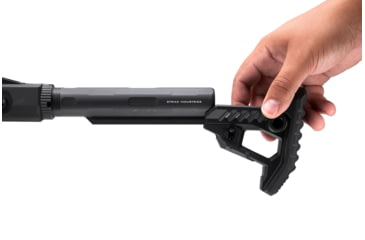 Image of Strike Industries Polymer Pit Stock, Black, One Size, SI-STRIKE-POLY-PIT-BK