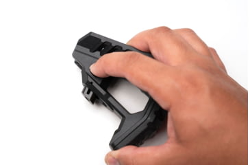 Image of Strike Industries Polymer Pit Stock, Black, One Size, SI-STRIKE-POLY-PIT-BK