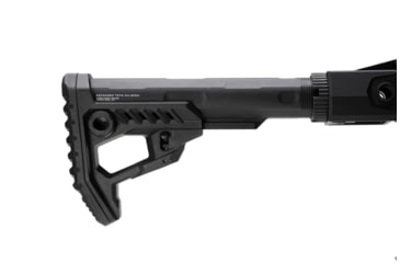 Image of Strike Industries Polymer Pit Stock, Black, One Size, SI-STRIKE-POLY-PIT-BK