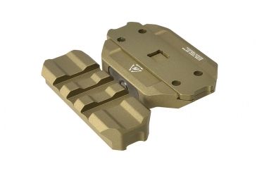 Image of Strike Industries R.EX Riser - Low Profile, Lightweight Riser for AR Platforms, SI-REX-RISER-FDE, FDE, One Size, SI-REX-RISER-FDE