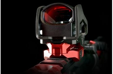 Image of Strike Industries R.EX Riser - Low Profile, Lightweight Riser for AR Platforms, Red SI-REX-RISER-RED
