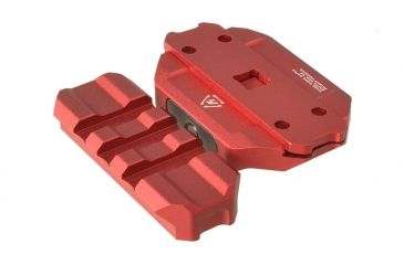 Image of Strike Industries R.EX Riser - Low Profile, Lightweight Riser for AR Platforms, Red SI-REX-RISER-RED