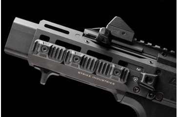 Image of Strike Industries Rail Cover w/LINK system for MLok &amp; KeyMod Handguards, 5 Pieces, Black, SILINKCOVER