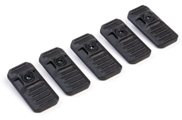 Image of Strike Industries Rail Cover w/LINK system for MLok &amp; KeyMod Handguards, 5 Pieces, Black, SILINKCOVER