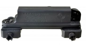 Image of Strike Industries Ring Sight MC-10-80 Aluminum Housing, Battery Illuminated w/ Picatinny Rail Mount, SLE Model, Black, RS-MC-10-80 SLE