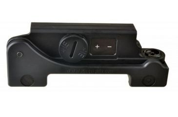 Image of Strike Industries Ring Sight MC-10-80 Aluminum Housing, Battery Illuminated w/ Picatinny Rail Mount, SLE Model, Black, RS-MC-10-80 SLE