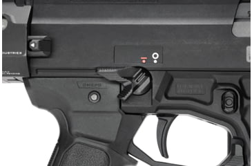 Image of Strike Industries Seraph Ambidextrous CZ Scorpion Rifle Safety, Black, SI-CEVO-S-SS-BK