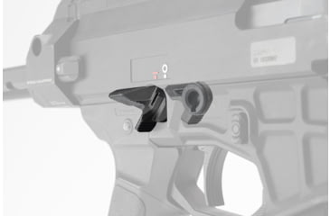 Image of Strike Industries Seraph Ambidextrous CZ Scorpion Rifle Safety, Black, SI-CEVO-S-SS-BK