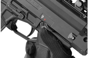 Image of Strike Industries Seraph Ambidextrous CZ Scorpion Rifle Safety, Black, SI-CEVO-S-SS-BK