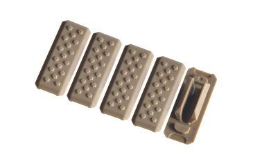 Image of Strike Industries SI 5Pcs MLOK Cover V1, FDE SI-MLOK-Cover-V1-FDE