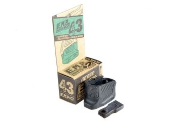 Image of Strike Industries Glock G43 2 Round Enhanced Magazine Plate, Black, 0, SI-EMP-G43-BK-2RD